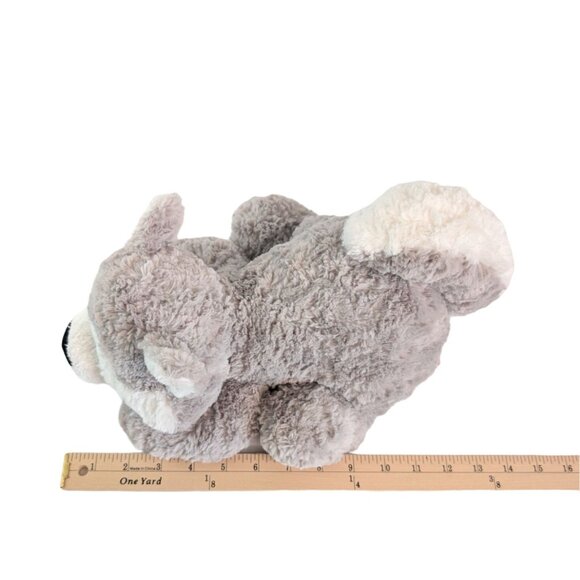 Aurora Siberian Husky Dog Plush Gray White Wolf 14"  Stuffed Animal Toy Playful - Picture 8 of 9